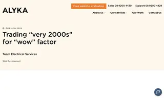 Preview of the Team Electrical Services Case Study