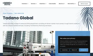 Preview of the Tadano Case Study
