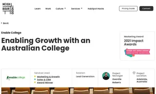 Preview of the Enable College Case Study