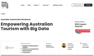 Preview of the Australian Tourism Data Warehouse (atdw) Case Study