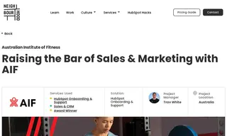 Preview of the The Australian Institute of Fitness Case Study