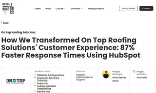 Preview of the On Top Roofing Solutions Case Study