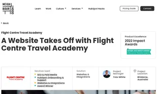 Preview of the Flight Centre Travel Academy Case Study