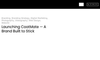 Preview of the CoatMate Case Study