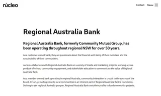 Preview of the Regional Australia Bank Case Study