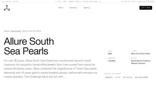 Preview of the Allure South Sea Pearls Case Study