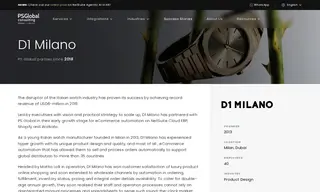Preview of the D1 Milano Case Study