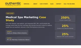 Preview of the New You Skin and Body Spa Case Study