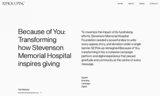 Preview of the Stevenson Memorial Hospital Foundation Case Study