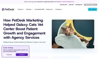 Preview of the Galaxy Cats Vet Center Case Study