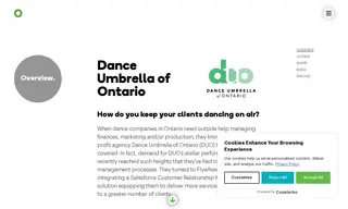 Preview of the Dance Umbrella of Ontario (duo) Case Study
