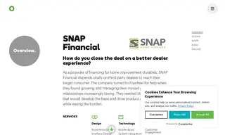 Preview of the Snap Financial Group Case Study