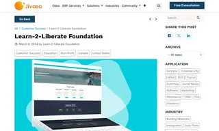 Preview of the Learn-2-Liberate Foundation Case Study
