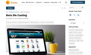Preview of the Beta Die Casting Case Study