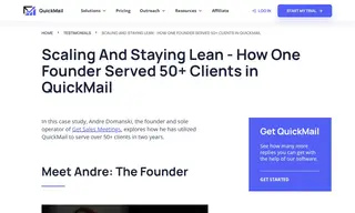 Preview of the Get Sales Meetings Case Study