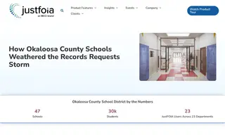 Preview of the Okaloosa County School District Case Study