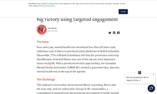 Preview of the Canadian Mental Health Association Case Study