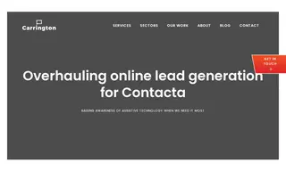 Preview of the Contacta Systems Case Study