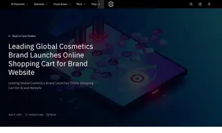 Preview of the Leading Global Cosmetics Brand Case Study