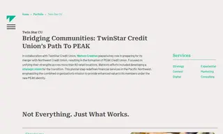 Preview of the Twin Star Credit Union (TwinStar Credit Union) Case Study