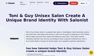 Preview of the Toni & Guy Unisex Salon Case Study