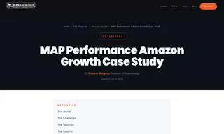 Preview of the MAP Performance Case Study