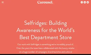 Preview of the Selfridges Case Study