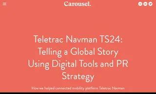 Preview of the Teletrac Navman Case Study