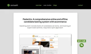 Preview of the Pedantis Case Study