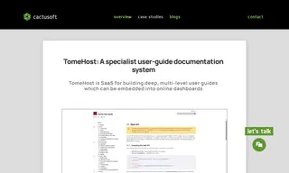 Preview of the TomeHost Case Study