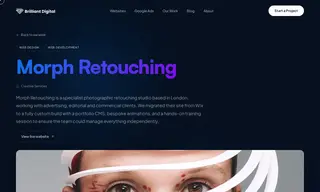 Preview of the Morph Retouching Case Study