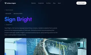 Preview of the Sign Bright Case Study