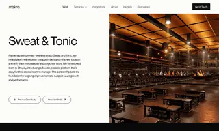 Preview of the Sweat and Tonic Case Study