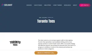 Preview of the Toronto Tees Case Study