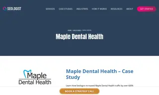 Preview of the Maple Dental Health Case Study