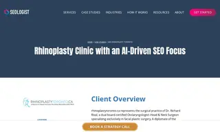 Preview of the Dr. Richard Rival Rhinoplasty Clinic Case Study