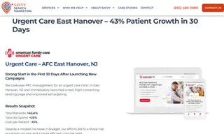 Preview of the Urgent Care – AFC East Hanover, NJ Case Study