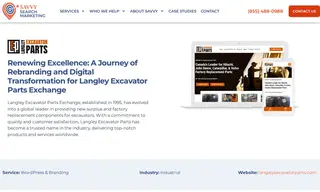 Preview of the Langley Excavator Parts Exchange Case Study