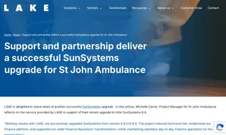 Preview of the St John Ambulance Case Study