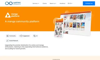 Preview of the Manga Platform Case Study