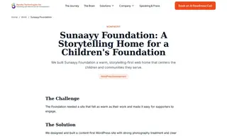 Preview of the Sunaayy Foundation Case Study