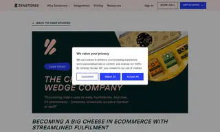 Preview of the The Cheese Wedge Company Case Study