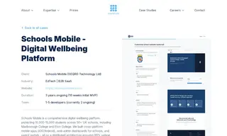 Preview of the Schools Mobile Case Study