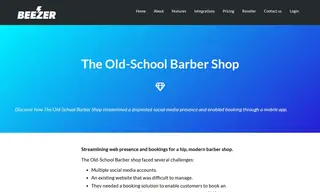 Preview of the The Old-School Barber Shop Case Study