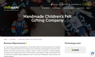 Preview of the Handmade Children’s Felt Gifting Company Case Study