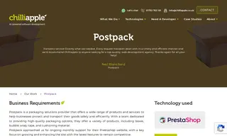 Preview of the Postpack Case Study