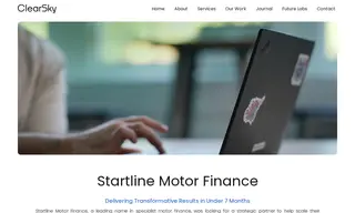Preview of the Startline Motor Finance Case Study