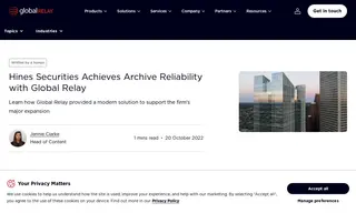 Preview of the Hines Securities, Inc Case Study