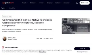 Preview of the Commonwealth Financial Network Case Study