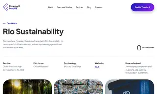 Preview of the Rio Sustainability Case Study